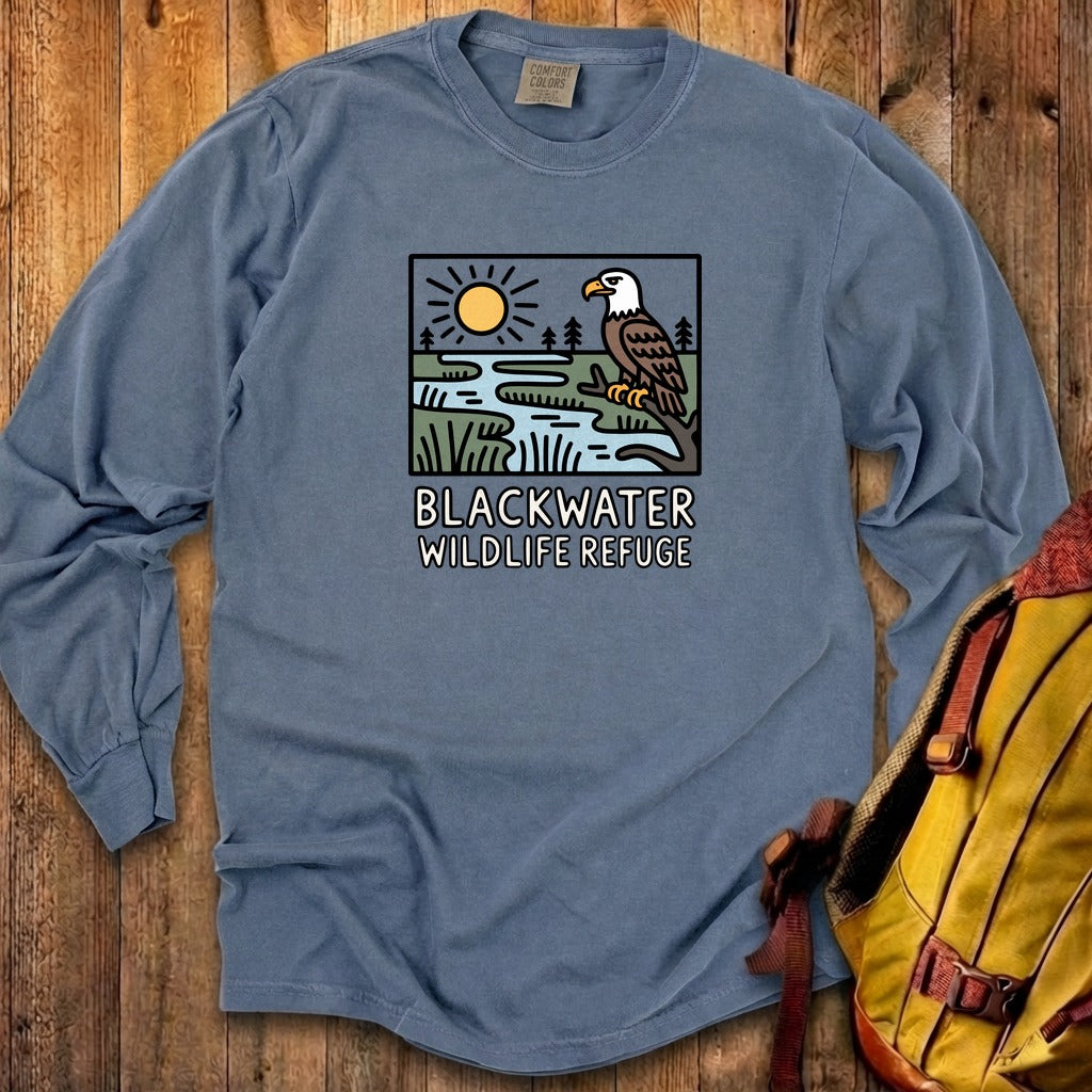 Blackwater National Wildlife Refuge Eagle Cotton Long Sleeve product image 1