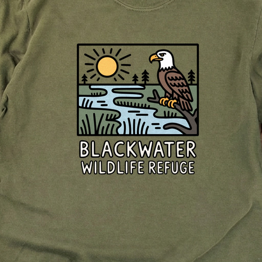 Blackwater National Wildlife Refuge Eagle Cotton Long Sleeve product image 18