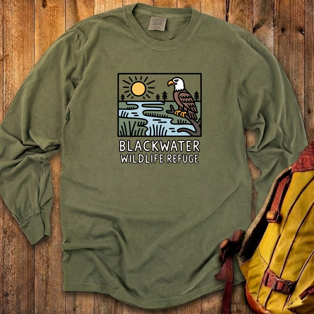 Blackwater National Wildlife Refuge Eagle Cotton Long Sleeve product image 17