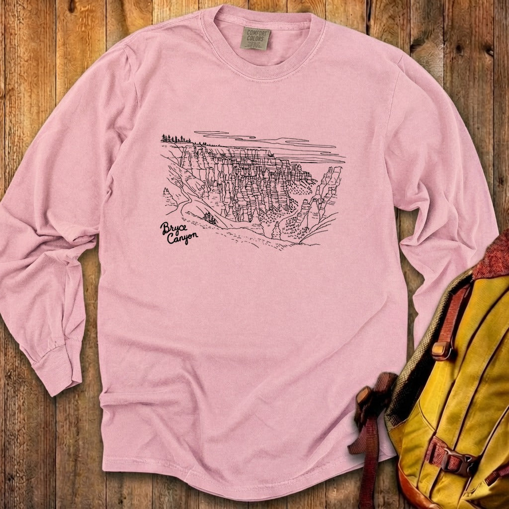 Bryce Line Drawing Cotton Long Sleeve product image 7