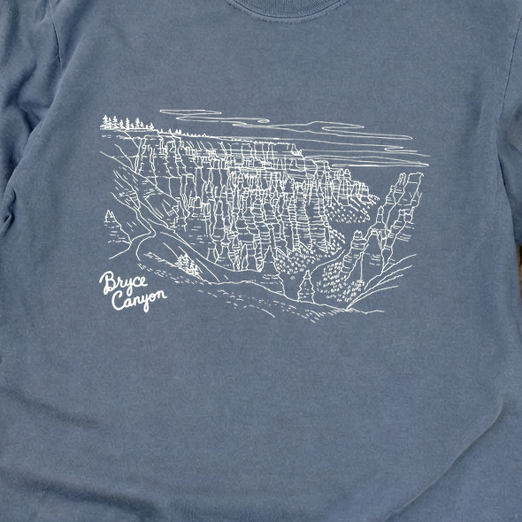Bryce Line Drawing Cotton Long Sleeve product image 10