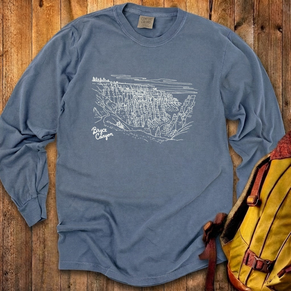 Bryce Line Drawing Cotton Long Sleeve product image 9