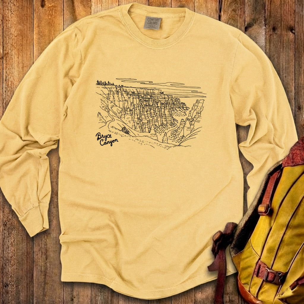 Bryce Line Drawing Cotton Long Sleeve product image 11