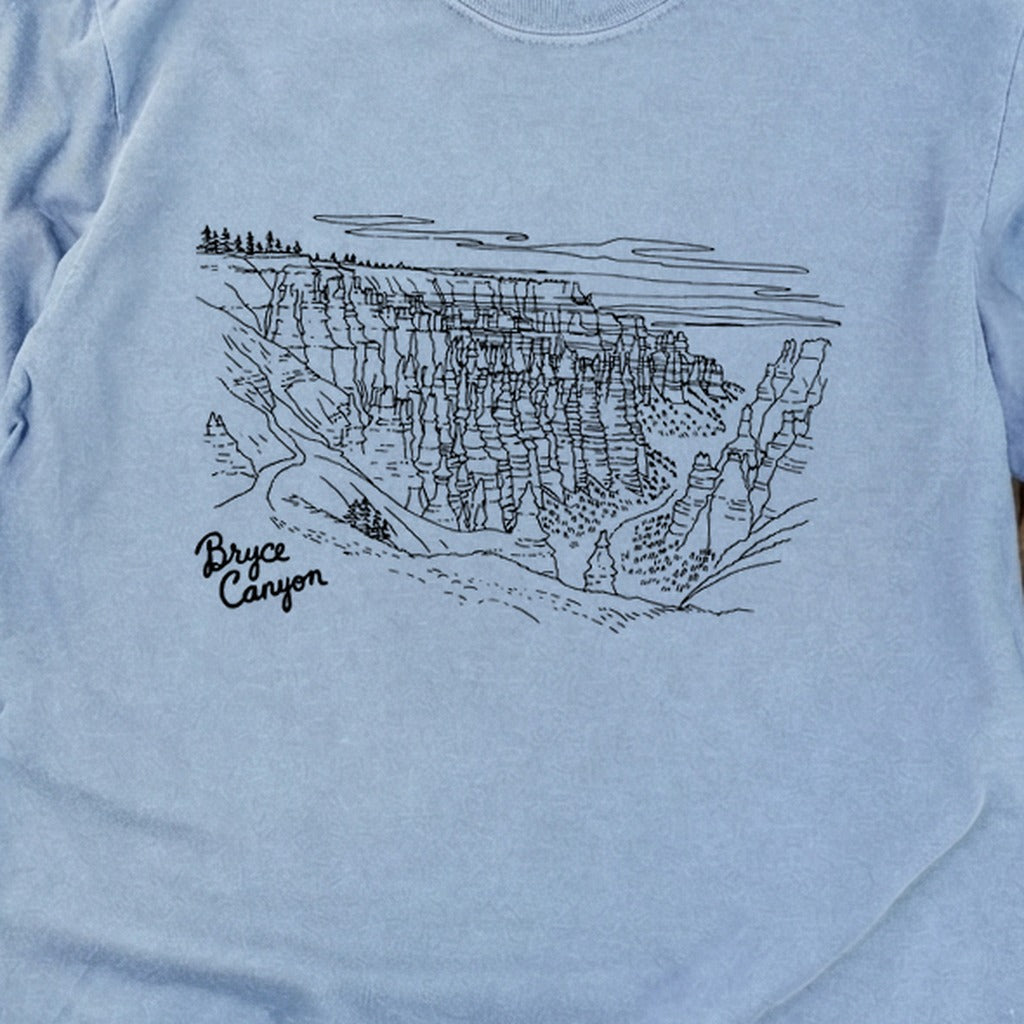 Bryce Line Drawing Cotton Long Sleeve product image 14