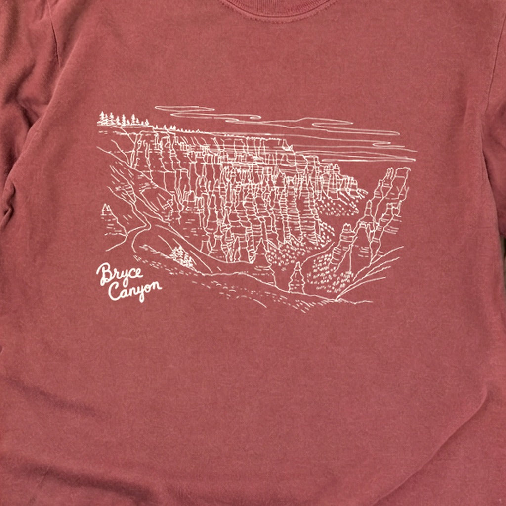 Bryce Line Drawing Cotton Long Sleeve product image 16