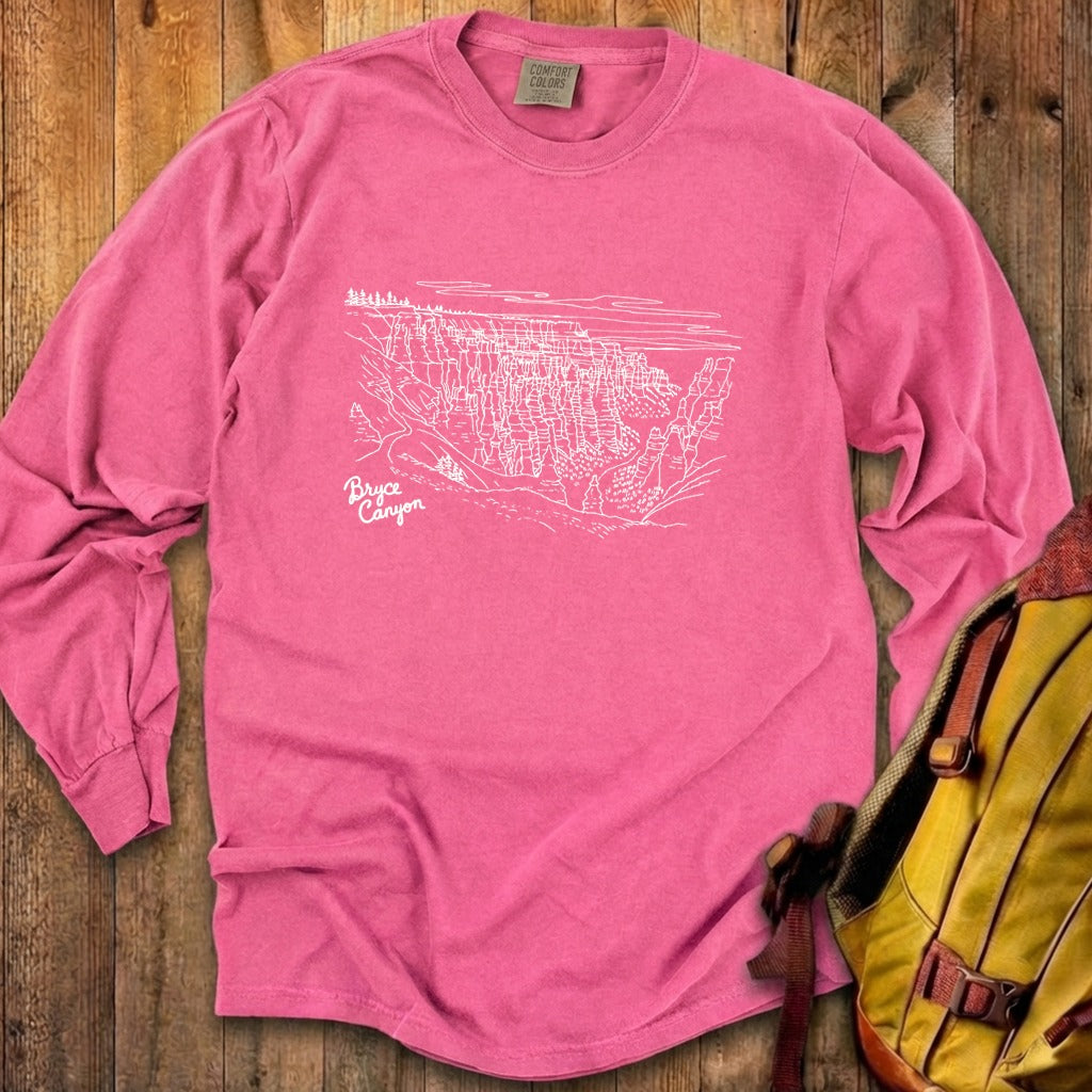 Bryce Line Drawing Cotton Long Sleeve product image 17