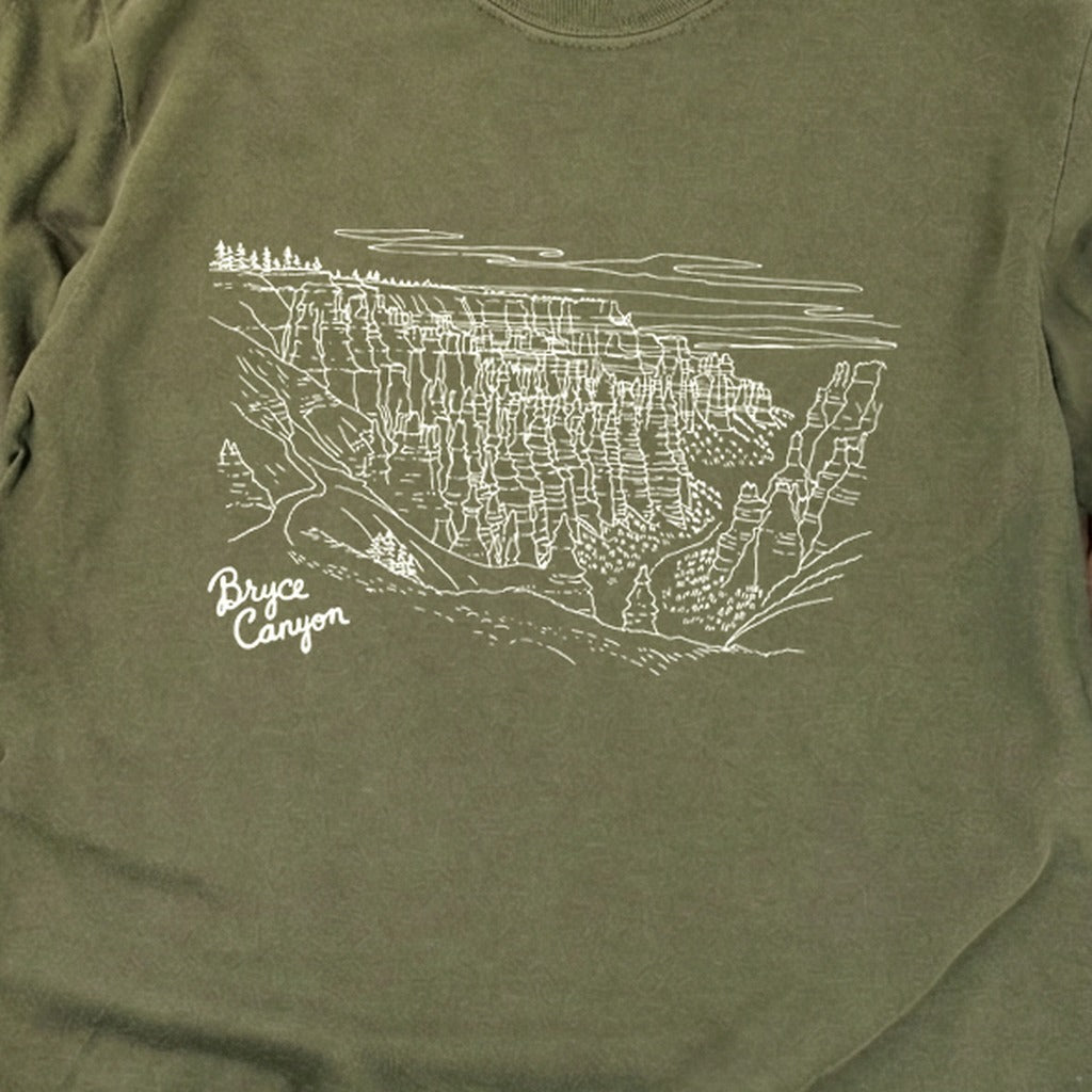 Bryce Line Drawing Cotton Long Sleeve product image 20