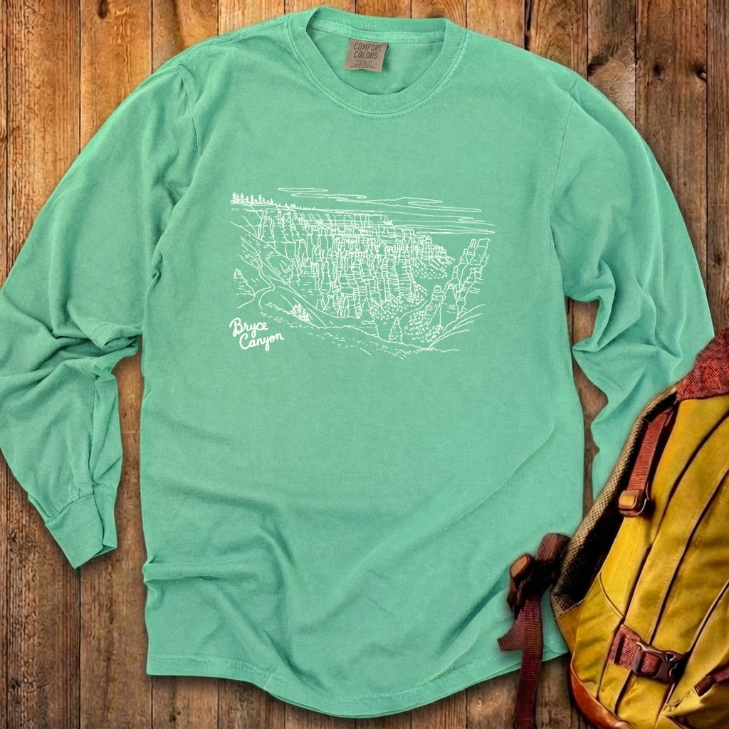 Bryce Line Drawing Cotton Long Sleeve product image 21