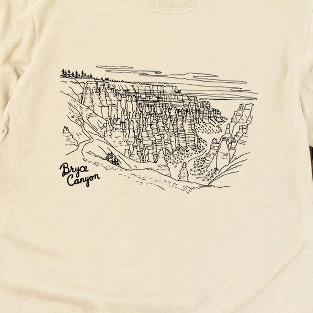 Bryce Line Drawing Cotton Long Sleeve product image 24