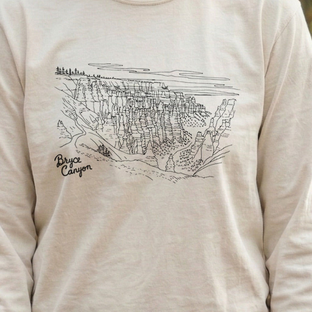 Bryce Line Drawing Cotton Long Sleeve product image 6