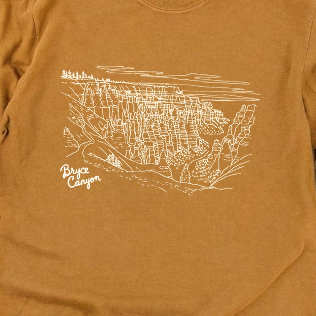 Bryce Line Drawing Cotton Long Sleeve product image 26