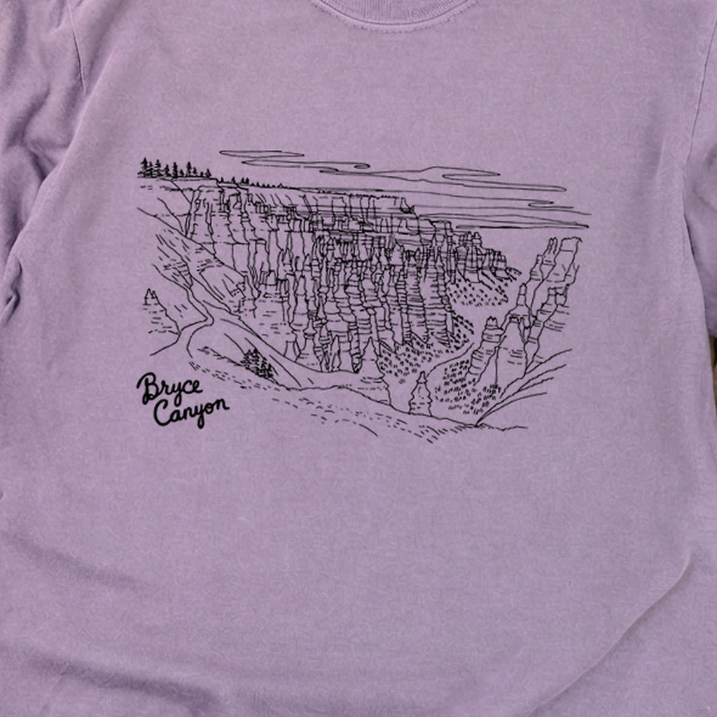 Bryce Line Drawing Cotton Long Sleeve product image 28