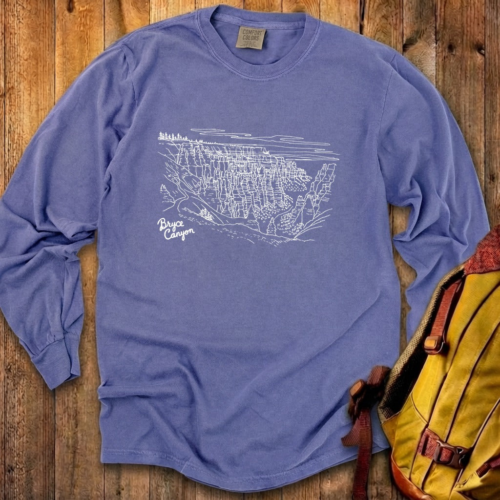 Bryce Line Drawing Cotton Long Sleeve product image 29