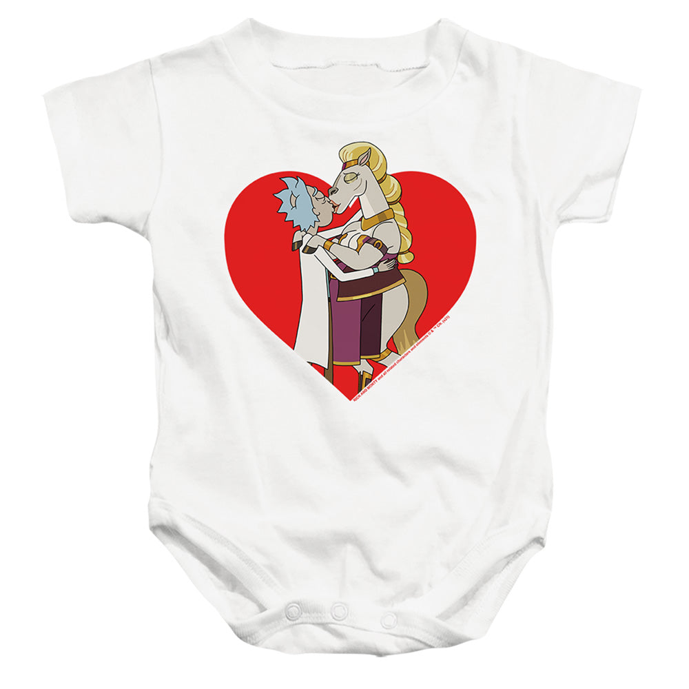 Rick And Morty - Rick And Horse Kiss Infant Snapsuit