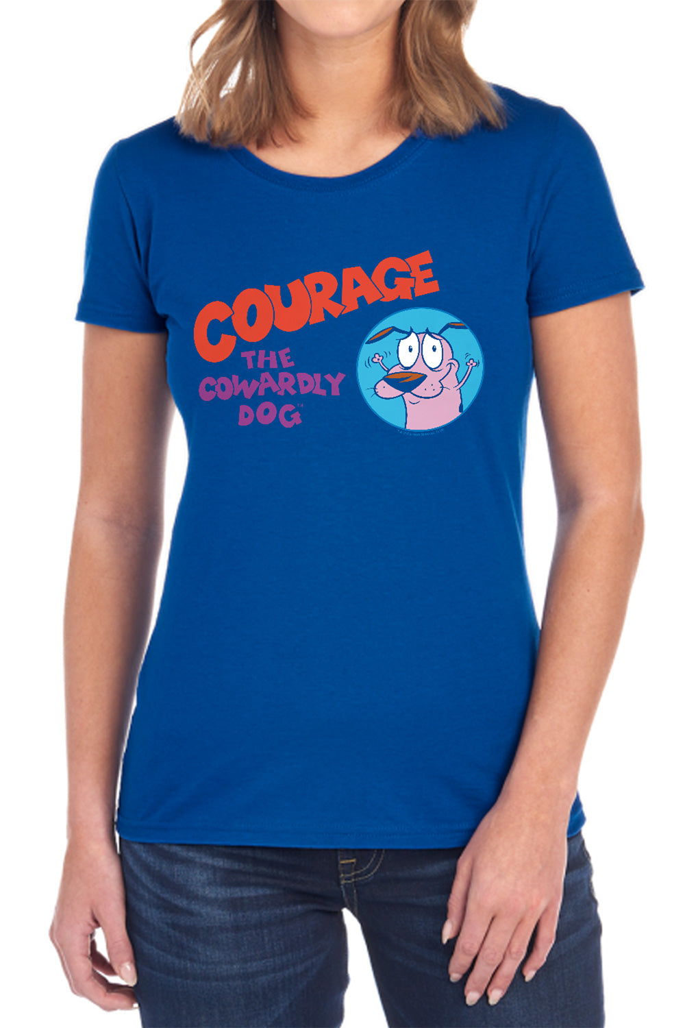 Courage The Cowardly Dog - Logo Women's Short Sleeve product image 1