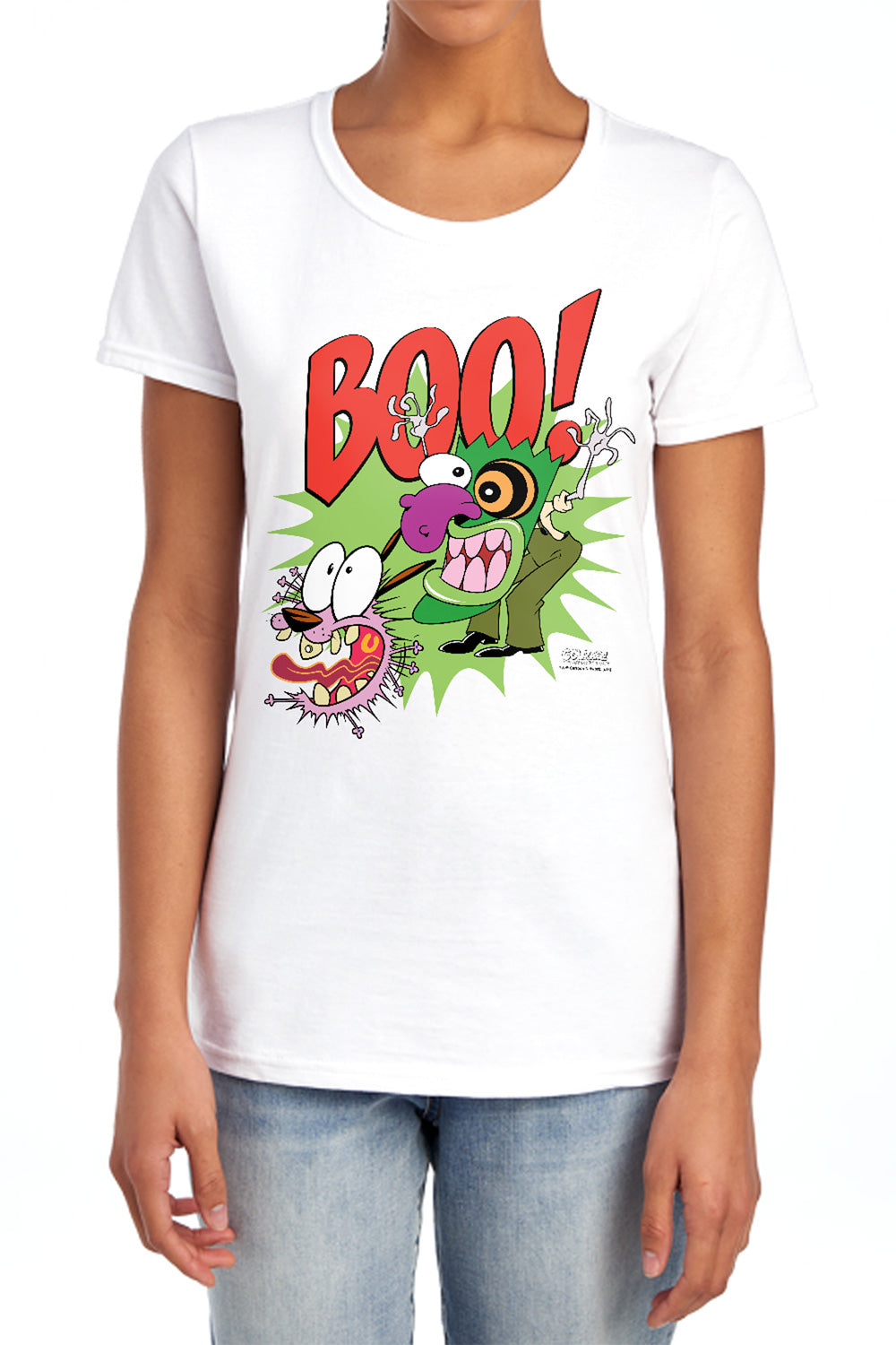 Courage The Cowardly Dog - Stupid Women's Short Sleeve product image 1