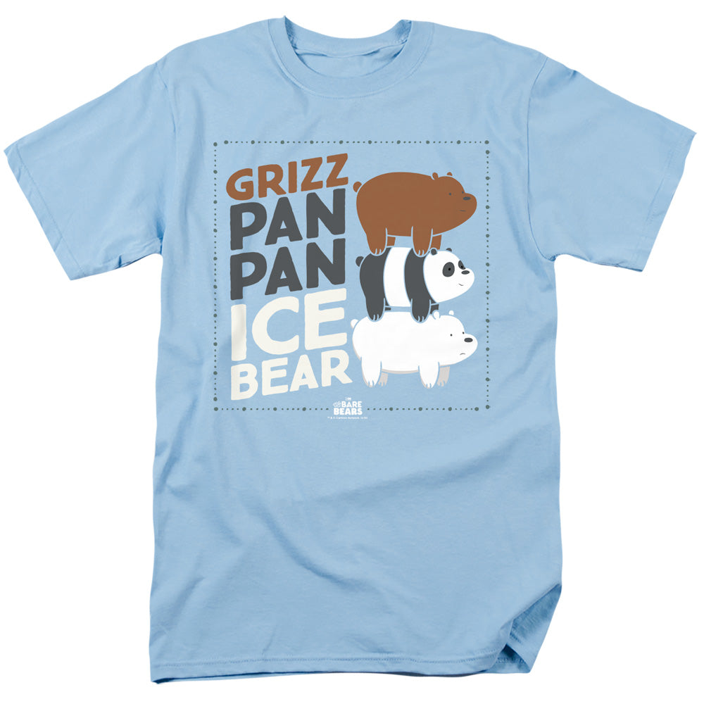 We Bare Bears - Grizz Pan ICe Bear Adult Regular Fit Short product image 1