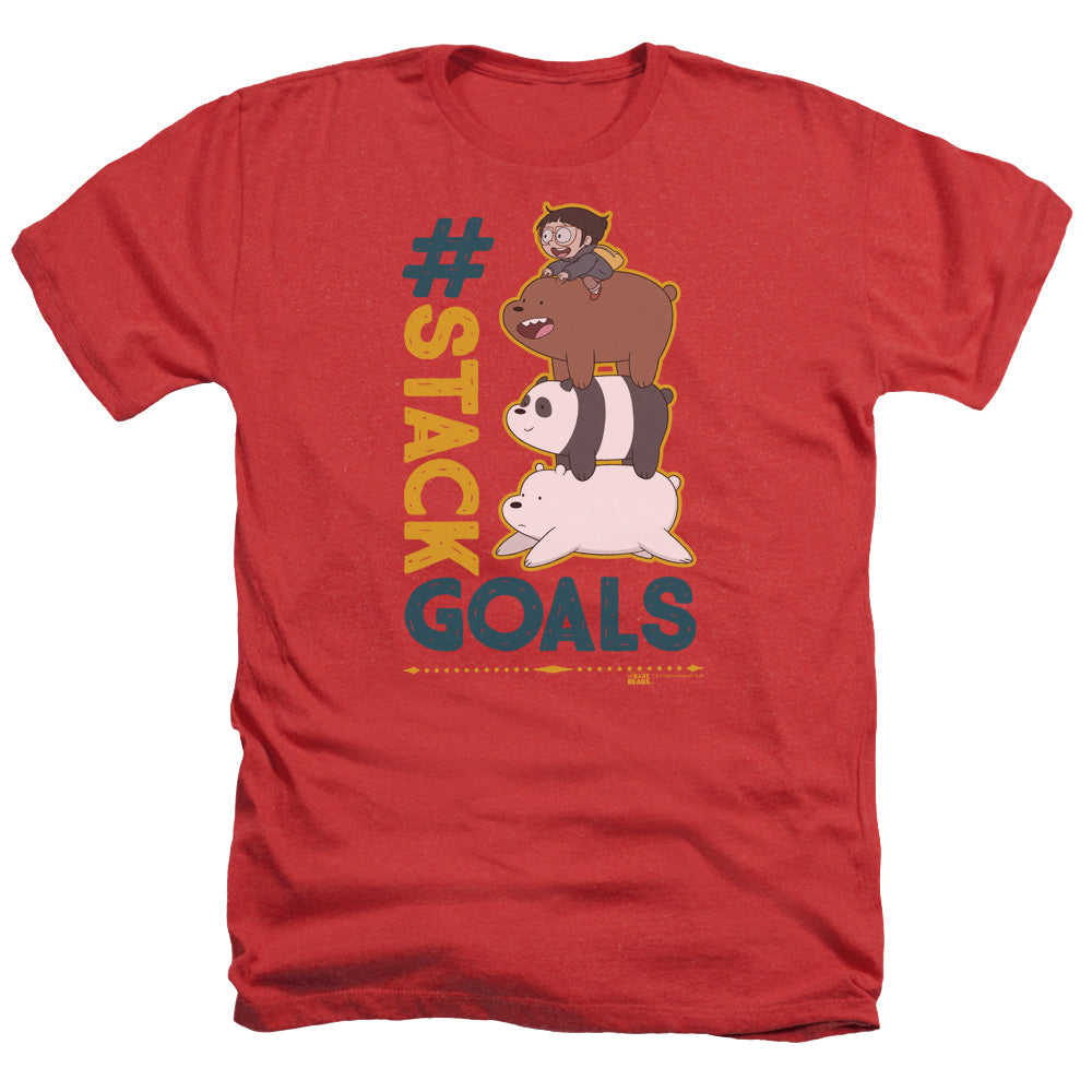 We Bare Bears - Stack Goals Adult Regular Fit Heather Short product image 1