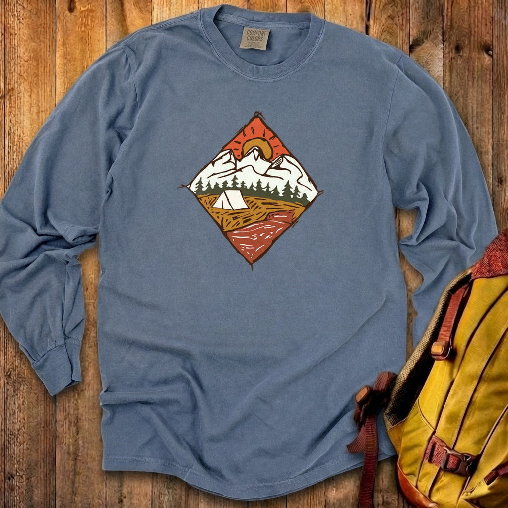 Camping Illustration Cotton Long Sleeve product image 9