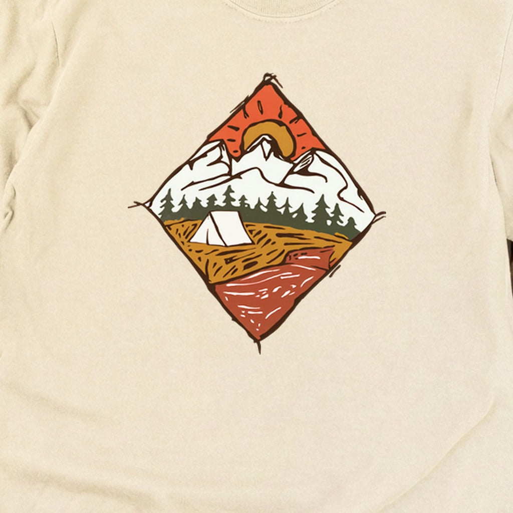 Camping Illustration Cotton Long Sleeve product image 24