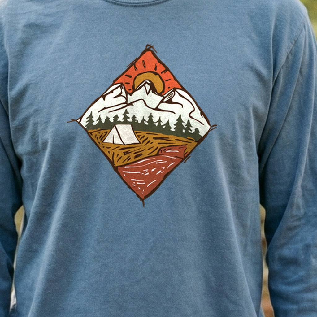 Camping Illustration Cotton Long Sleeve product image 3