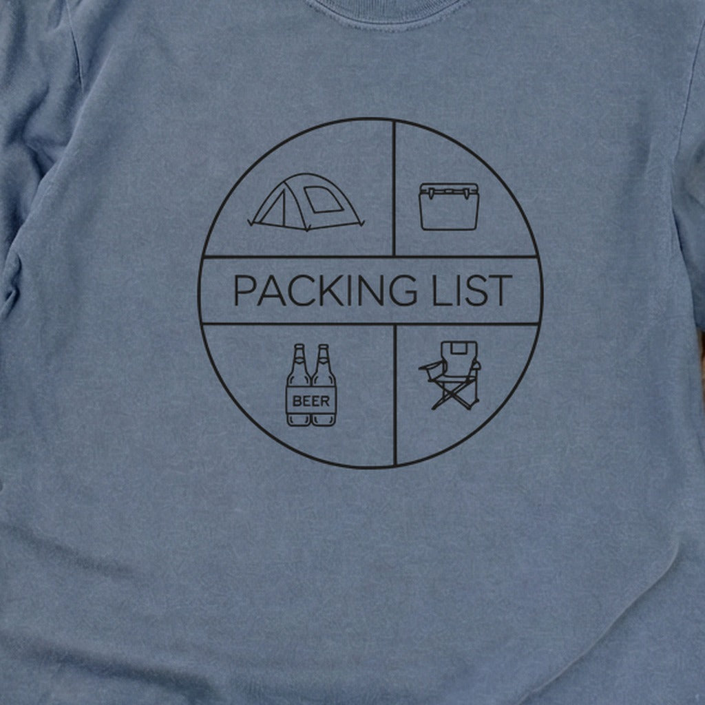 Camping Packing List Cotton Long Sleeve product image 10