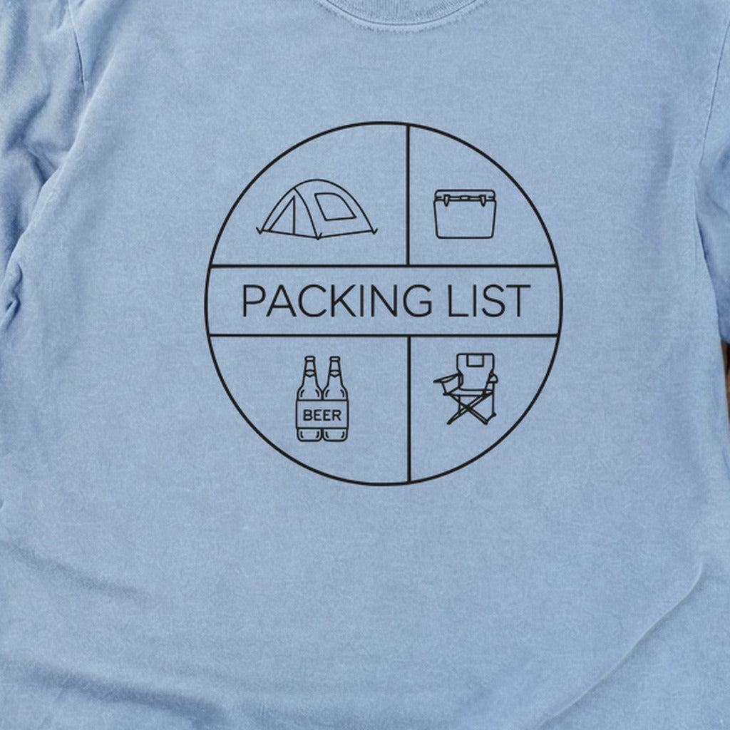 Camping Packing List Cotton Long Sleeve product image 14