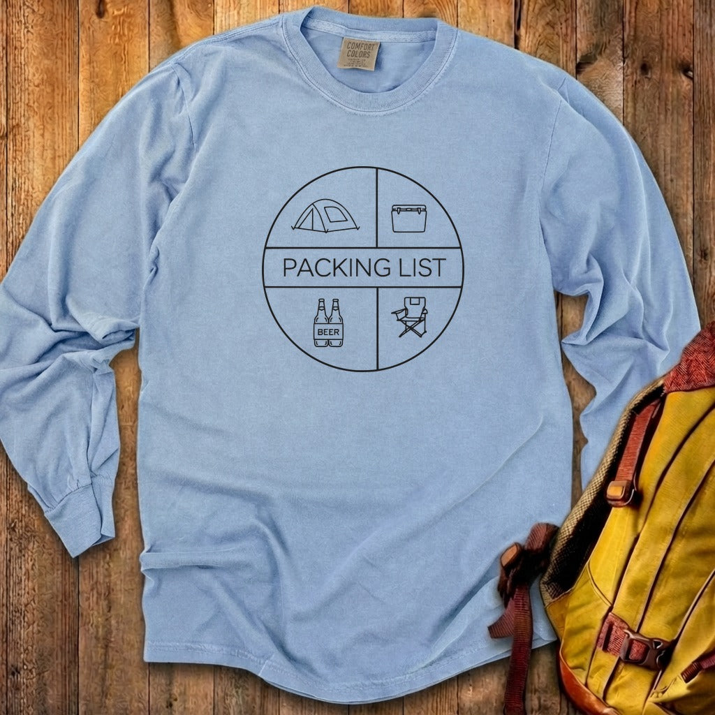 Camping Packing List Cotton Long Sleeve product image 13