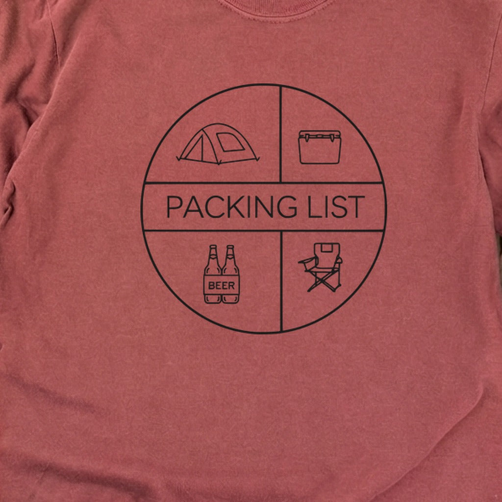Camping Packing List Cotton Long Sleeve product image 16