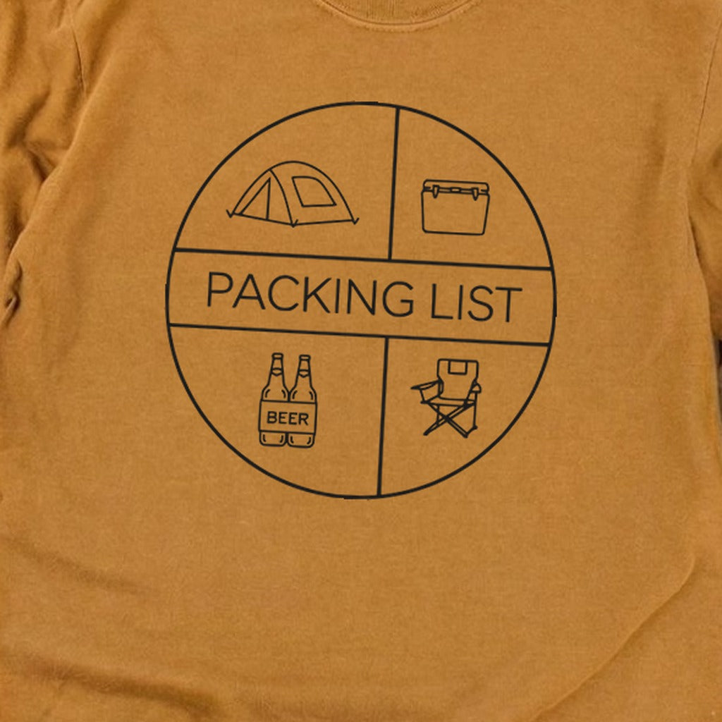 Camping Packing List Cotton Long Sleeve product image 24