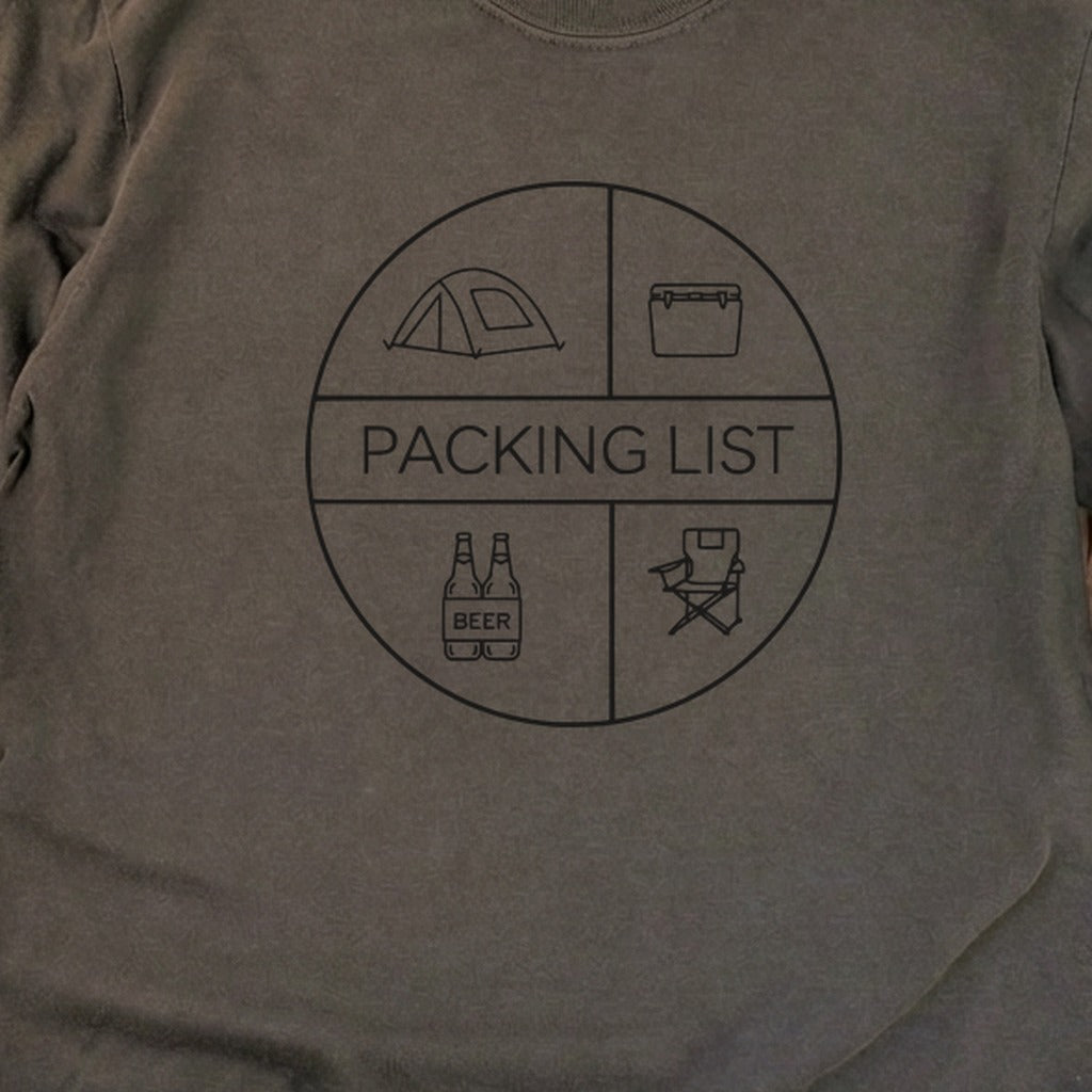 Camping Packing List Cotton Long Sleeve product image 28