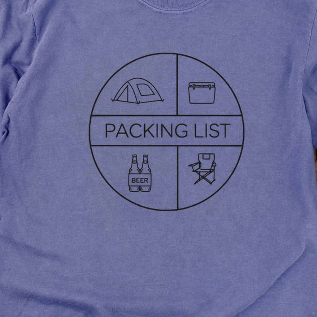 Camping Packing List Cotton Long Sleeve product image 30
