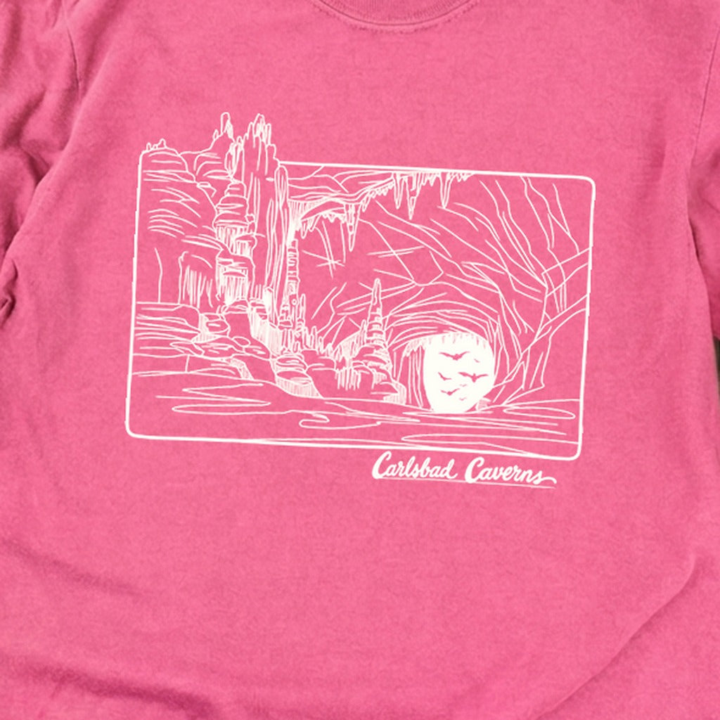 Carlsbad Caverns Line Drawing Cotton Long Sleeve product image 18