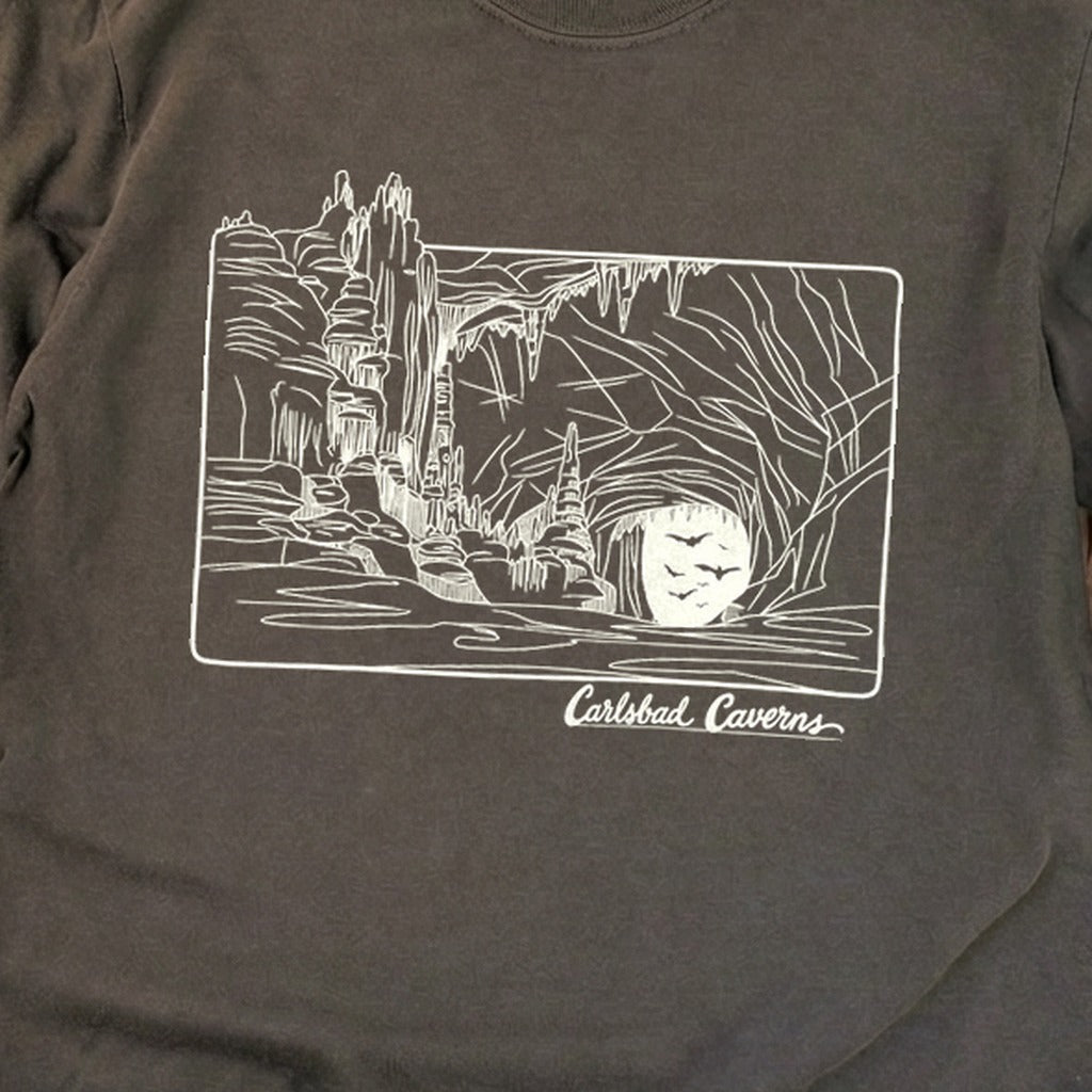 Carlsbad Caverns Line Drawing Cotton Long Sleeve product image 28