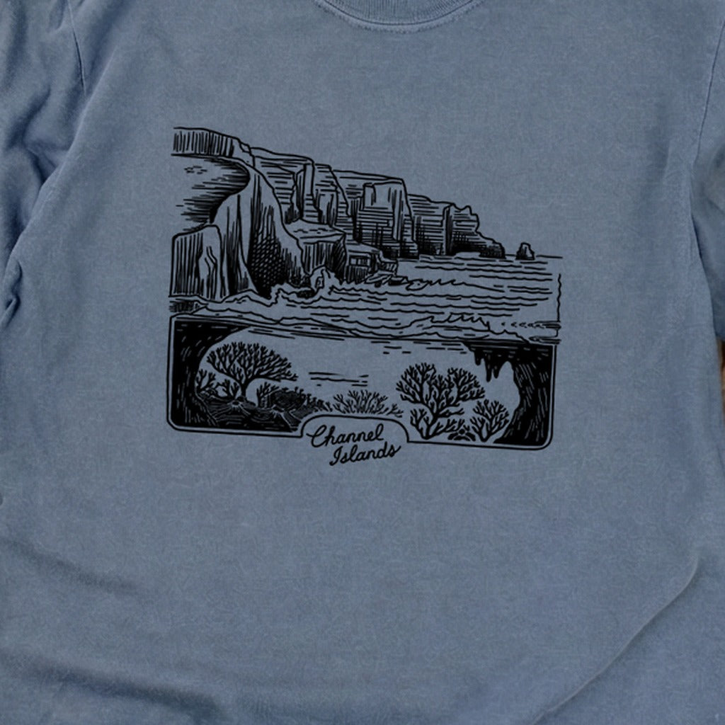 Channel Islands Line Drawing Cotton Long Sleeve product image 10