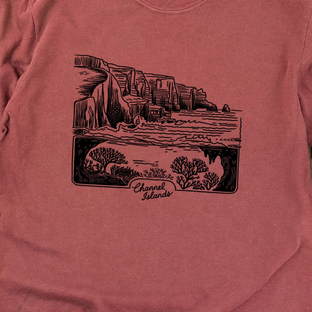 Channel Islands Line Drawing Cotton Long Sleeve product image 14