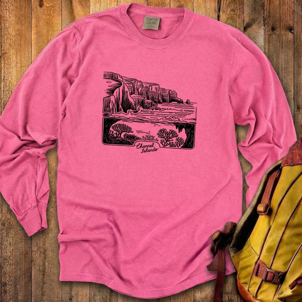 Channel Islands Line Drawing Cotton Long Sleeve product image 15