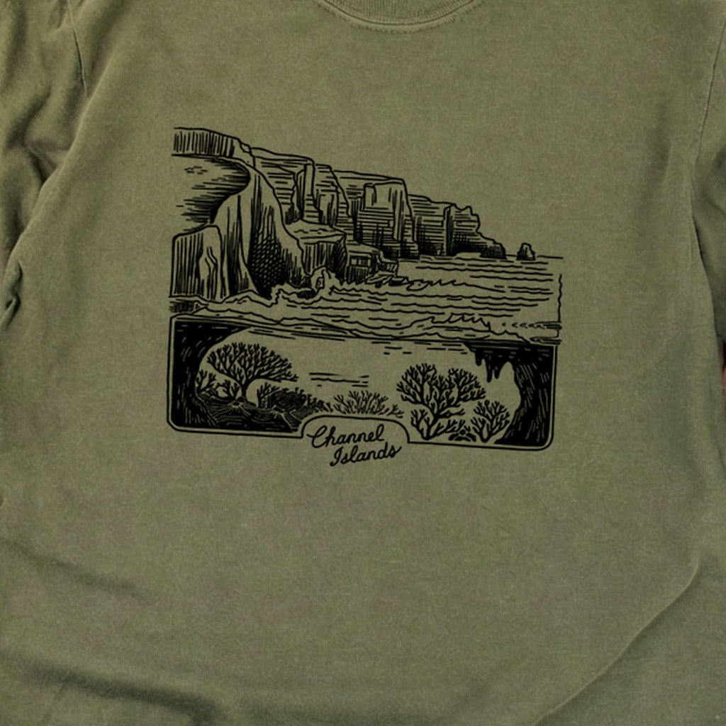 Channel Islands Line Drawing Cotton Long Sleeve product image 18