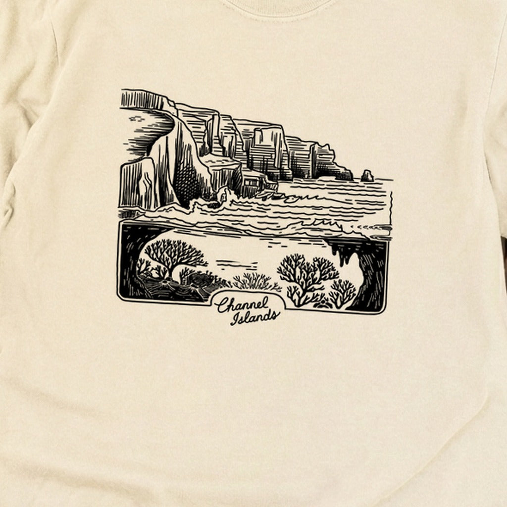 Channel Islands Line Drawing Cotton Long Sleeve product image 22