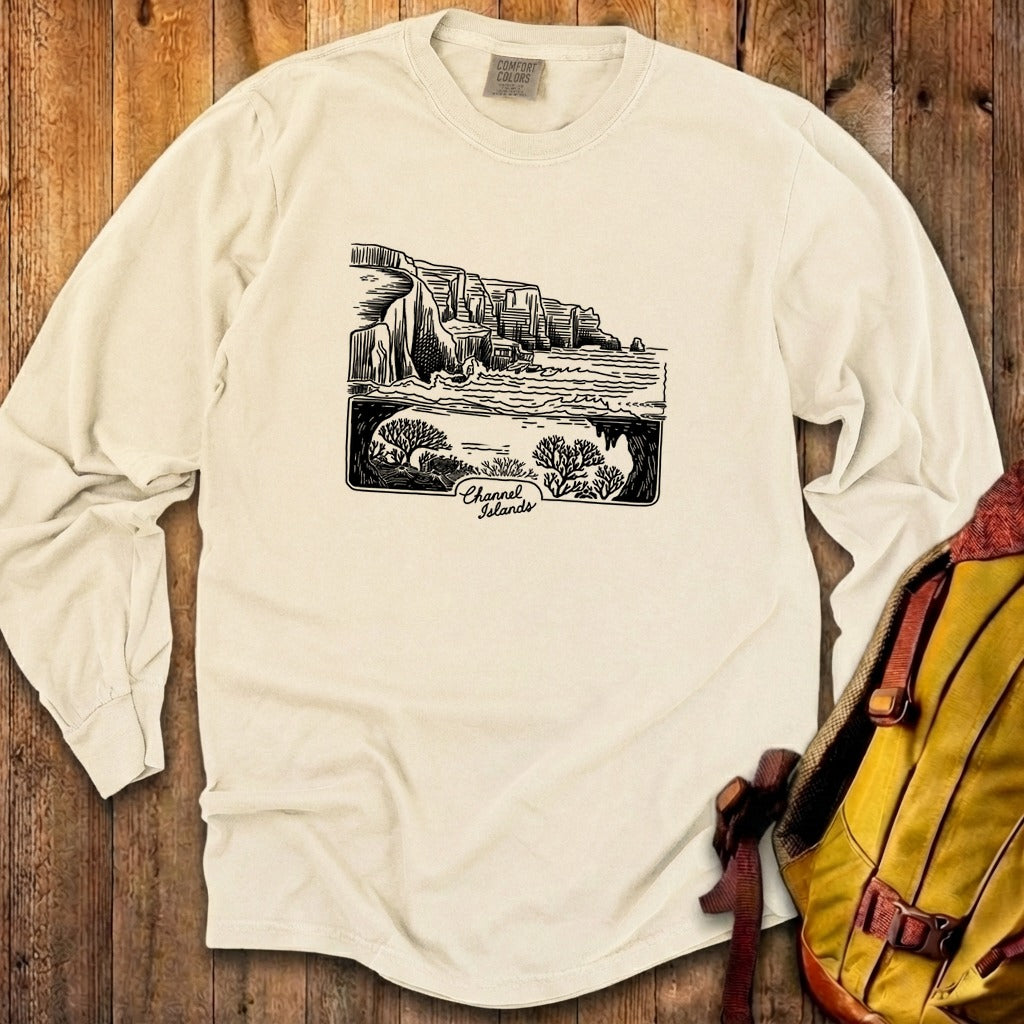 Channel Islands Line Drawing Cotton Long Sleeve product image 21