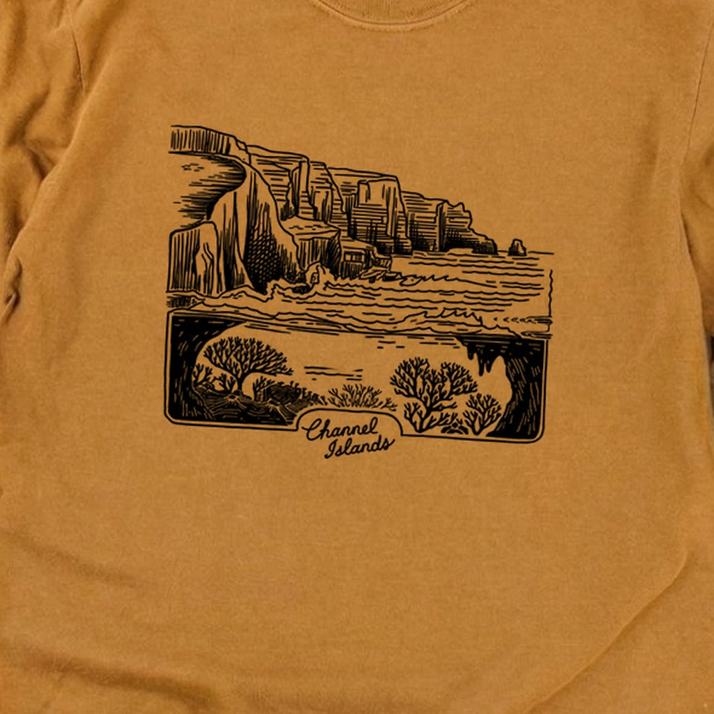 Channel Islands Line Drawing Cotton Long Sleeve product image 24