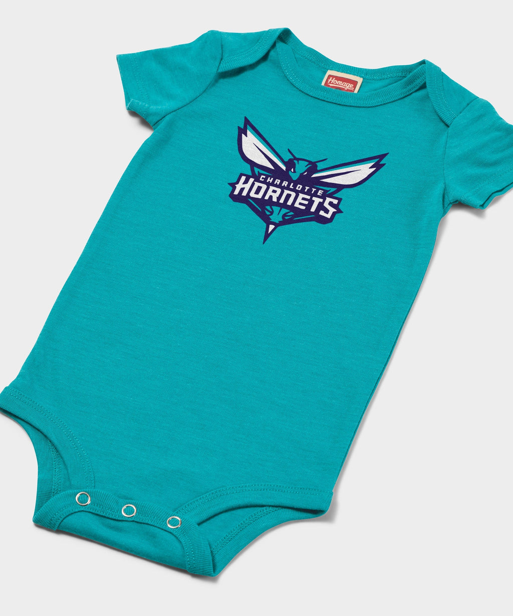 Charlotte Hornets Logo Baby One Piece