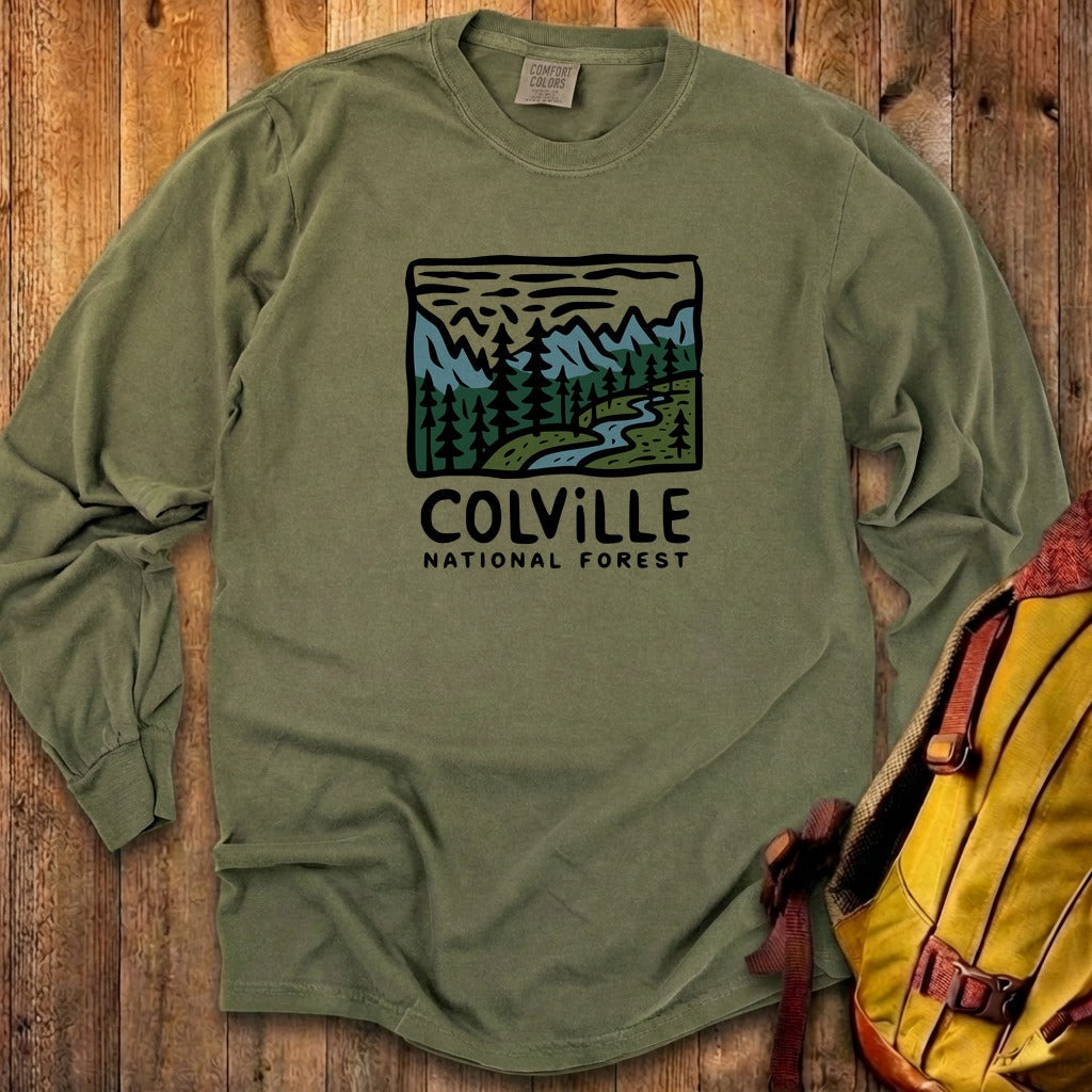 Colville National Forest Cotton Long Sleeve product image 1