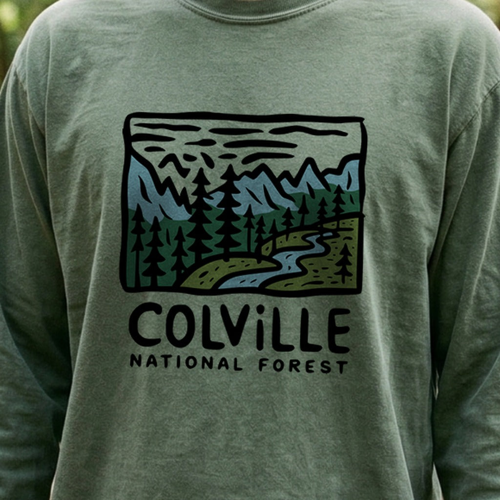 Colville National Forest Cotton Long Sleeve product image 4