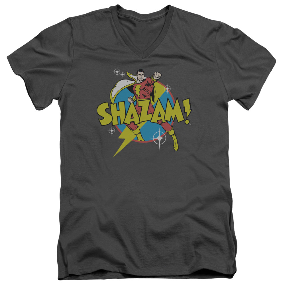 DC Shazam - Power Bolt Adult Slim Fit V Neck Cotton product image 1