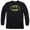 DC - Retro Bat Logo Distressed Adult Long Sleeve product image 1