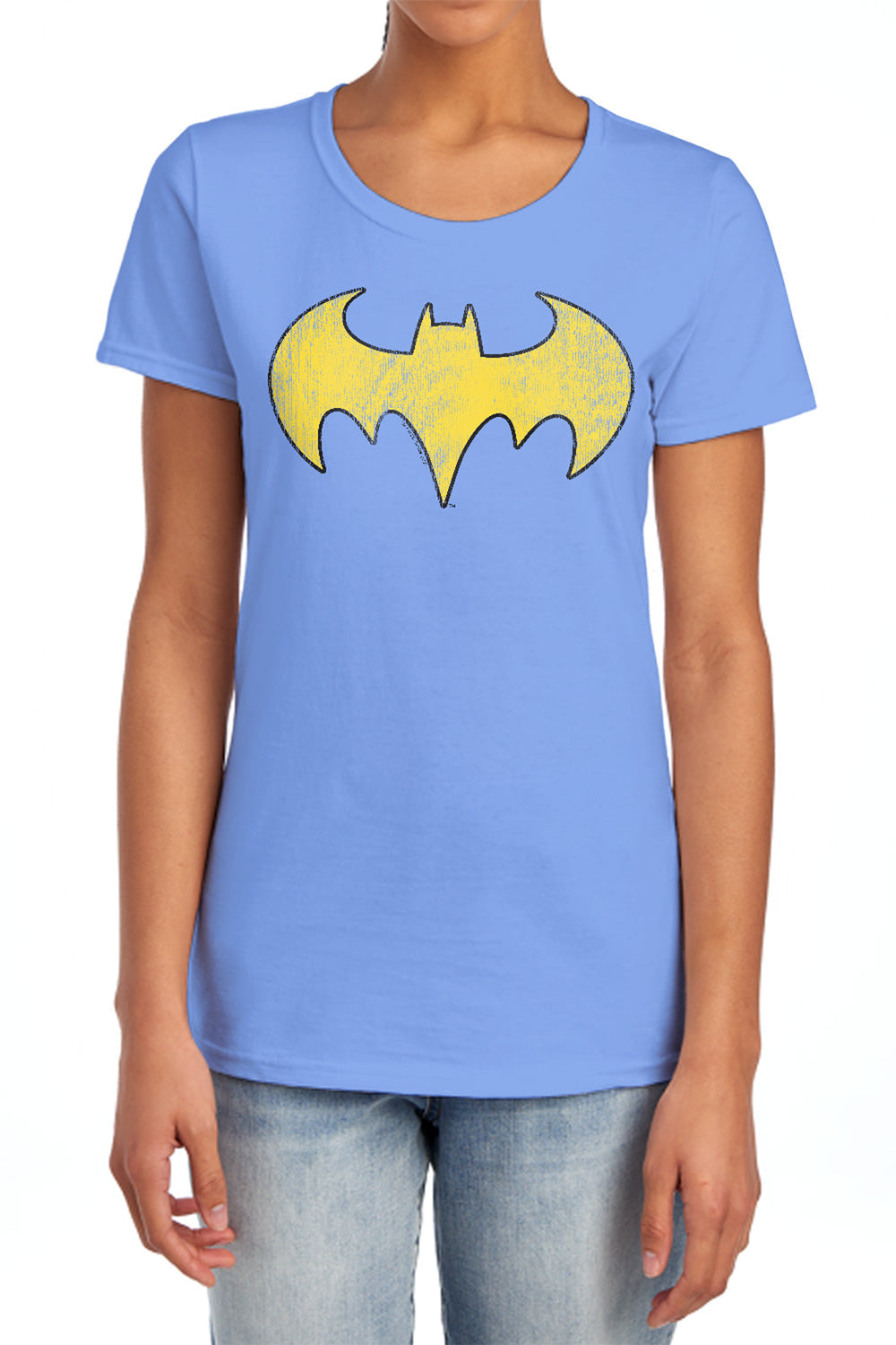 DC - Batgirl Logo Distressed Women's Short Sleeve product image 1