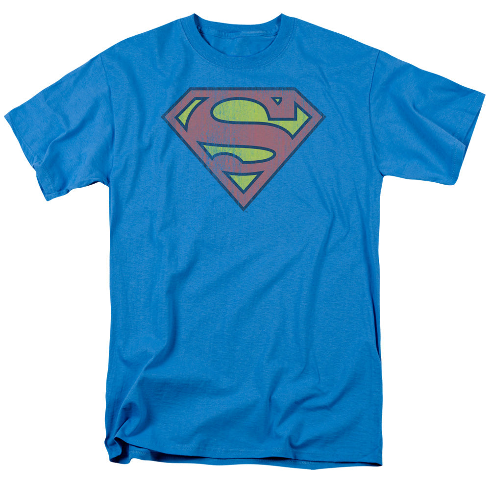 DC - Retro Supes Logo Distressed Adult Regular Fit Short product image 1