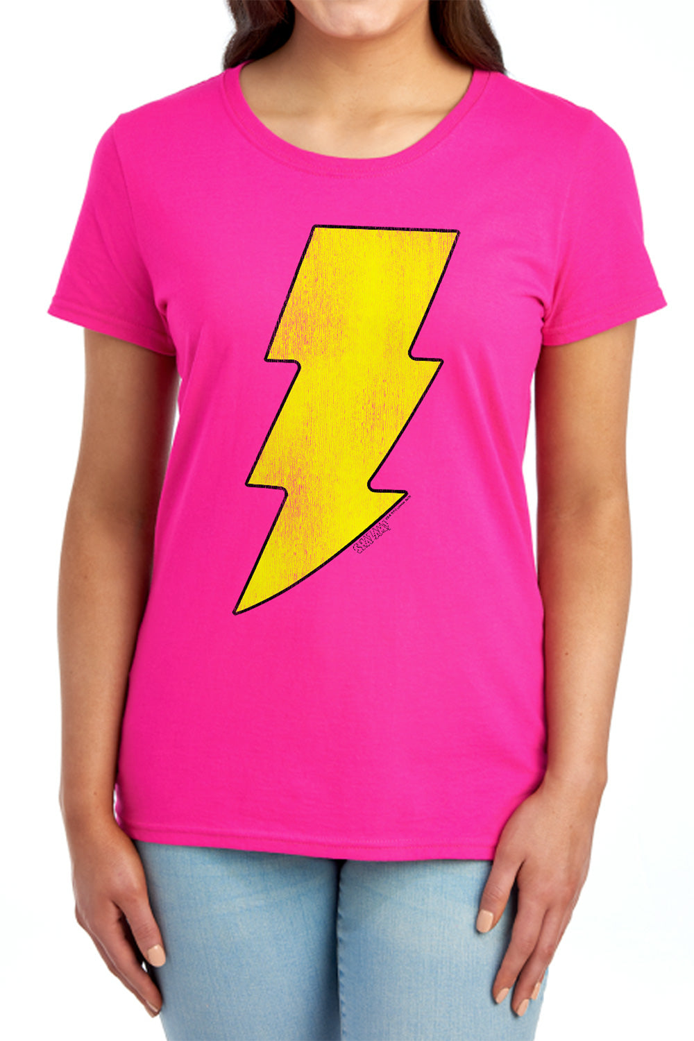 DC - Shazam Logo Distressed Women's Short Sleeve product image 2