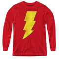 DC - Shazam Logo Distressed L - S Youth product image 1